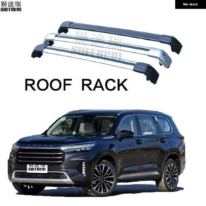 2個 ルーフバー EXEED VX SUV 2021-24 合金サイドバークロスレール ルーフラックキャリア CUV SUV