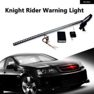 56CM 7色 RGB 147 モードストロボスキャナストリップワイヤレスリモコン超高輝度 12V 5050 48 LED ナイトライダーハザード灯