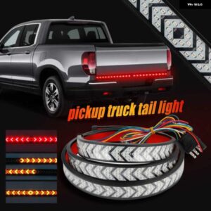 12V 24V LED テールゲート ライト LED トラック テールゲート ライトバーレッドランニングウインカー ブレーキ リバースバックアップ テールライト