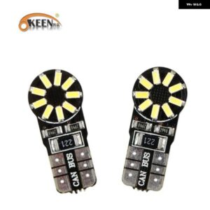 2個 T10 W5W ウィンカー ライト LED 電球 6000K クリアランスブレイクライトダッシュボード 読書ドアライト電球 DC12V