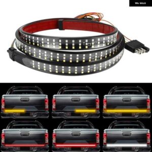 12V 49インチ /60インチ ブレーキ ウィンカー ハザード信号柔軟な LED ストリップリアテールランニングリバースダブルフラッシュライトレッド