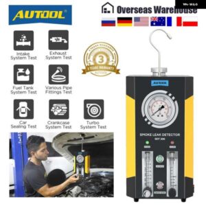 SDT206 スモーク漏れ検出器パイプ EVAP 真空漏れ診断ツール EVAP パイプ漏れアナライザー 12V