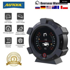 X95 多機能 GPSスピード PMH KMH 傾斜計傾斜計車コンパスピッチ傾斜角分度器緯度経度