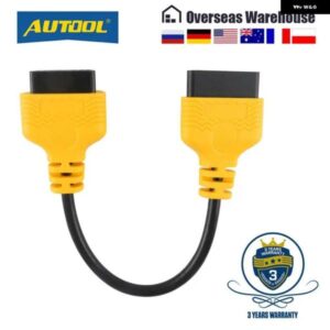 30CM 自動 OBD 2 診断 アダプタ ケーブル 車 OBD2 II ELM327 拡張コネクタスキャナ 16PIN オスメス延長ワイヤ