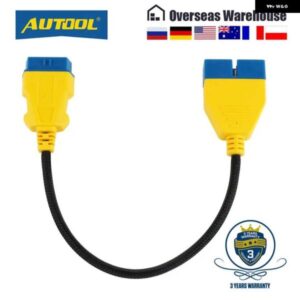 41CM OBD2 延長ケーブル コネクタ GM12PIN OBD2 アダプタ ーワイヤー OBDII オスメス延長コード