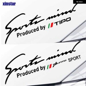 ヘッド ステッカー フィアット ティーポ プント ブラボー自動車