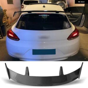 カーボン表面スポイラー VW シロッコ 2009-2017 年通常のスタンダードタイプ TE ABS 材料リアトランクルーフ