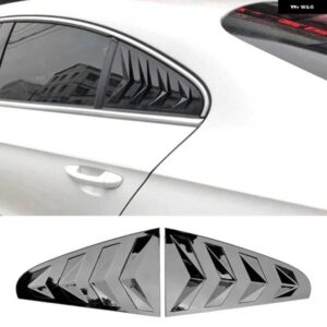 クォーターサイドウィンドウ ルーバースクープカバー ベントカーボン表面スポイラー 装飾 VW ARTEON パサート CC 2009 - 2018