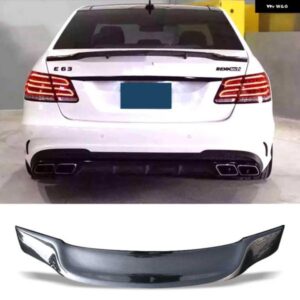 トランクスポイラー カーボンリアトランクウイング R スタイルスポイラー ベンツ W212 E200 E260 E300 E350 E400 E500 2009 - 2013 4 ドアセダン