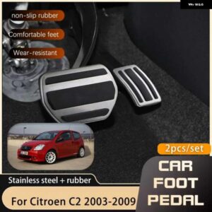 ペダル シトロエン C2 37865 アクセルガス ブレーキ クラッチステンレスノンスリップペダル AT MT