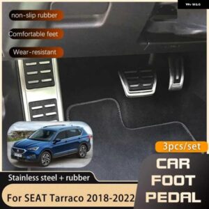 自動ペダル シート TARRACO KN2 2018-22 アクセル ブレーキ ステンレスレストフットノンスリップペダル カバー 部品