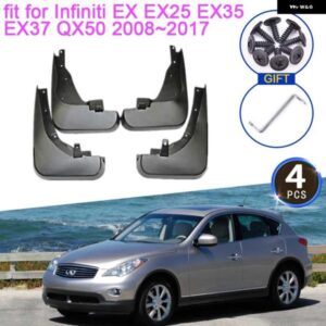 マッドガード インフィニティ EX 35 EX25 EX35 EX37 QX50 2008 2017 2013 2014 25 マッドフラップ スプラッシュ グレード フロント リア ホイール