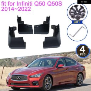 マッドガード インフィニティ Q50 Q50S 2014 2022 2015-21 マッドフラップ アンチ スプラッシュガード フェンダーフレア