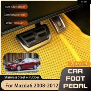 AT MT フットペダル MAZDA6 6 ウルトラ GH1 39783 アクセル ブレーキ レストフットステンレスノンスリップペダル
