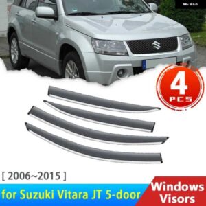 スズキ フロントガラス グランドビターラ SZ JT 5 ドア 3 2006 2015 サイドウィンドウ バイザー雨アイブロウサンバイザーディフレ