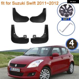 スズキ マッドガード スイフト 2 II 2011 2012 ハッチバックマッドフラップ 抗スプラッシュ UPGUARDS フロントリア フェンダ