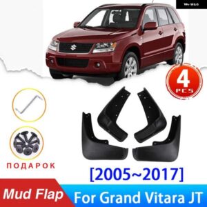スズキ マッドフラップ グランドビターラエスクード JT 2005 2017 2016 スプラッシュガード マッドガード フェンダー抗スプラッシュ