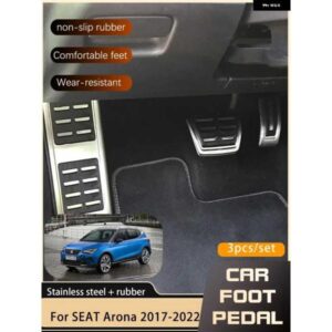 スタイリング ペダル シート アロナ KJ7 2017-21 燃料 ブレーキ ノンスリップレストフットペダル パッド カーパーツ