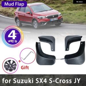 スズキ 4X SX4 ハッチバック S クロス 2020 2014 2021 JY フロントリア 車マッドフラップ マッドガード スプラッシュガー