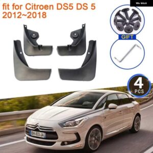4X シトロエン DS5 DS 5 2012-18 マッドフラップ マッドガード スプラッシュフェンダーガードフロントリア ホイール