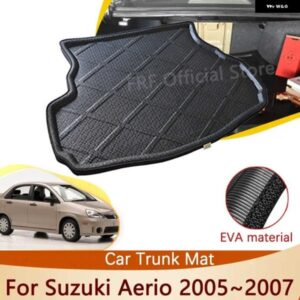 スズキ トランクマット リアナ 2007 エリオバレーノセダン HTACH 2005 2006 カーフロアトレイ 防水 ライナーカーゴブーツ