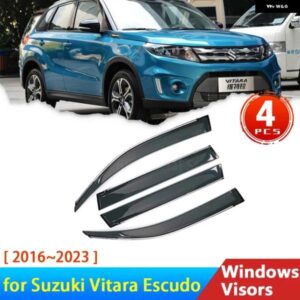 スズキ 4X ディフレクター VITARA エスクード LY 2016 2023 ウインドシールド車 WINDOWA バイザー雨アイブロウガード