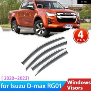 ディフレクター いすゞ D-MAX DMAX D MAX RG01 2020-23 サイドウィンドウ バイザー雨アイブロウガード フロントガラス