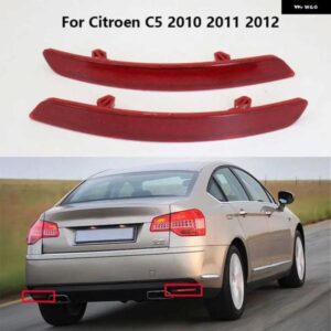 1ペア リアテールバンパー リフレクター ライト シトロエン C5 2010 2011 2012 フォグランプ ハザード