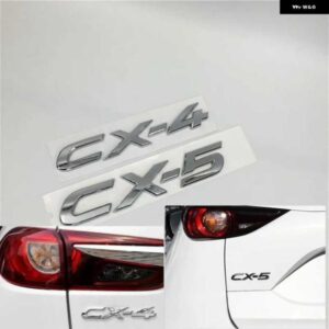 CX4 CX5 CX-4 CX-5 クロームエンブレム リアトランクナンバーレターロゴバッジ ネームプレート