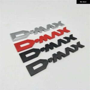 DMAX ロゴエンブレム リアトランクテール蓋バッジ ステッカー D-MAX ピックアップ 2011-2019