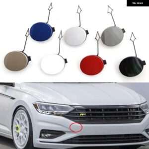 VW ジェッタ 2017 2018 2019 フロントバンパー トレーラー牽引フックカバー トラクションキャップ