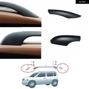 1PC フロントリア ブラックルーフラックカバー バーレール エンドシェルシュコダイエティ SUV OEM 5LD 860 146