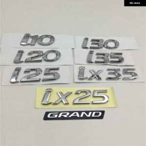 グランド I10 I20 I25 I30 I35 IX25 IX35 エンブレムロゴリアトランクテール銘板 ステッカー