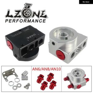 アルミ リモート エンジン トランスミッション ラジエーター オイルフィルター マウント サーモスタットサンドイッチ アダプタ ー付き 1XAN8 4XAN6/AN8/AN10