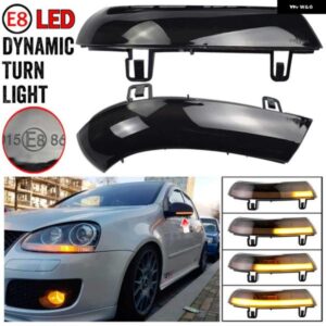 サイド バックミラー インジケータ ー ライト LED ダイナミック ターン シグナル ウインカー VW パサート B6 ゴルフ 5 ジェッタ MK5 パサート B5.5 GTI V