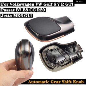 ギアシフトノブ レバーシフターヘッド自動カースタイリング VW ゴルフ 6 7 R GTI パサート B7 B8 CC R20 ジェッタ MK6 GLI クローム/マット