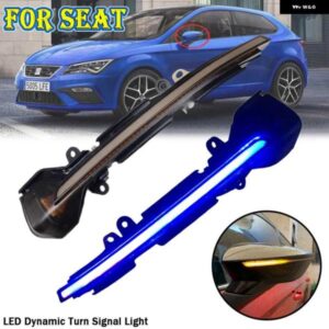 SEAT LEON III MK3 5F ST FR CUPRA 2013-2018 IBIZA MK5 V KJ1 ARONA KJ7 2017 2018 ダイナミック ウインカー LED ターン シグナル ミラー