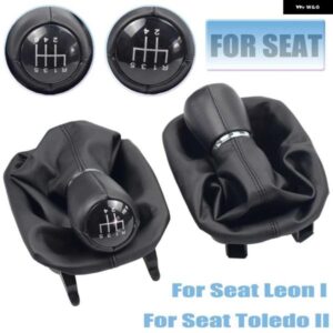 セアト レオン 1 MK1 トレド II MK2 1998-2005 ギアシフトノブ シフターレバーアームスティックヘッドボールゲート ルブーツ カバー ケースカラー
