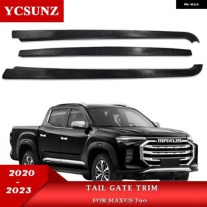 テクスチャードブラックレール ガード ABS オーバーレール ロードベッドライナー MAXUS T90 T60 LDV UTE 2022 2023 ダブルキャビン外装