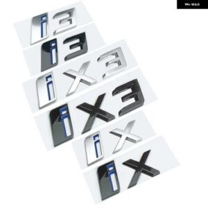 3D レター ステッカー リアトランクエンブレムロゴテールゲート デカール バッジ銘板 Iシリーズ I3 IX IX3