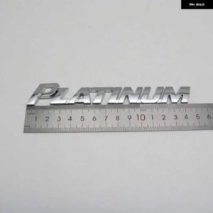 プラスチック 3D レタープラチナ ステッカー クロームエンブレムリアトランク銘板バッジ デカール セコイア