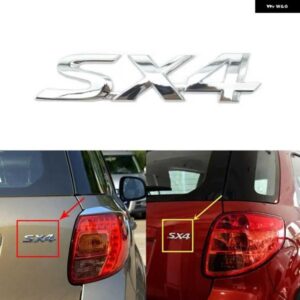 リアトランクテールゲート バッジロゴ 3D エンブレム ステッカー デカール SX4