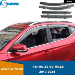 サイドウィンドウ バイザー MG ZS EV ASTOR 2017-24 サンレインガードウェザーシールドウィンドウ ディフレクター