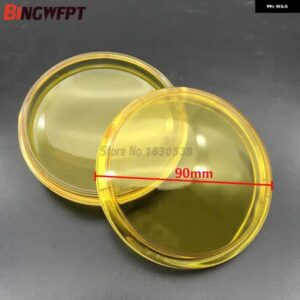 スズキ 2ピース ラウンド直径 90MM フォグランプ 黄色強化ガラス防曇ガラス SX4 グランドビターラアルトスイフトイグニス S-クロス