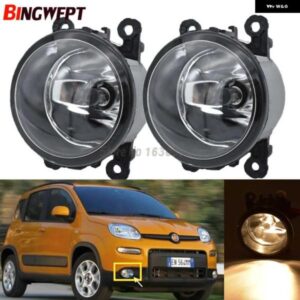 2ピース カースタイリング フィアット パンダ 2012 2013 9ピース LED フォグランプ H11 12V 55 ワットハロゲンフォグ ヘッドランプ