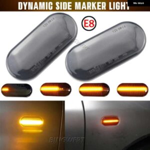 2個 LED サイド マーカーライト ウィンカー ランプ アンバー VW ボーラ ゴルフ 3 4 パサート 3BG ポロ SB6 シート イビサ 6L コルドバトレドレオン
