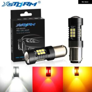 2個 P21/5 ワット LED 電球 1157 BAY15D LED 21 3030SMD 自動電球 ブレーキ テールランプ信号ランプ 12V 24V ホワイトイエロー アンバー レッド