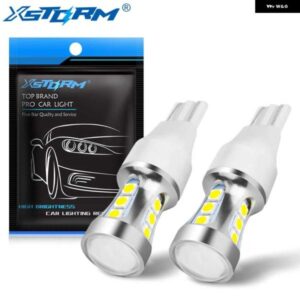 2個 T15 LED 電球 W16W LED CANBUS 920 921 912 ランプ 1000LM 3030SMD 超高輝度車リバースバックアップライト 6000K ホワイト 12V 自動