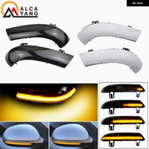 2個 サイドミラー インジケータ ーダイナミック シーケンシャル流れる LED ウィンカー ライト VW ゴルフ 5 プラス ジェッタ MK5 パサート B6 EOS