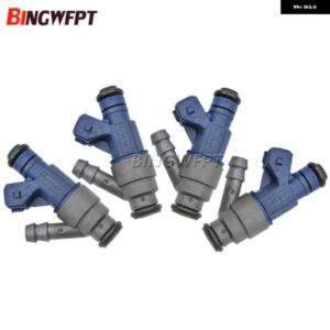 4ピース 燃料インジェクターノズル OEM 0280155791/06A906031C/852-18104 1999-2001 ゴルフ 2.0L-L4/1998-2001 ビートル/98-05 ボーラ